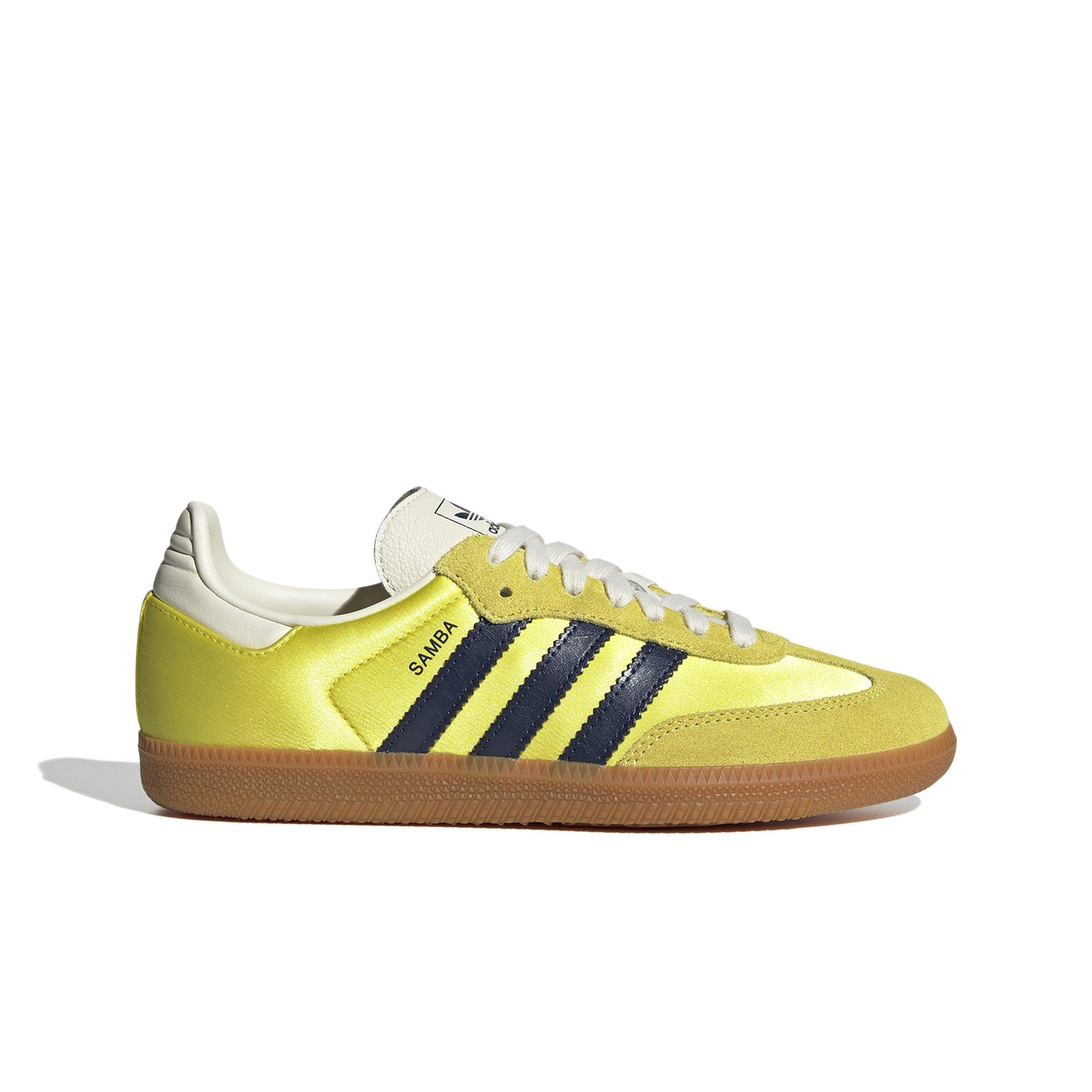 adidas Originals Samba OG "Shock Yellow/Night Indigo/Cream White" Women's Shoe